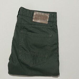 Paddock's Denim Pants Straight Leg Casual Green Women's size 33 Jeans